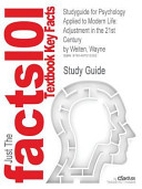 Studyguide for Psychology Applied to Modern Life