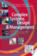 Complex Systems Design   Management