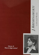 The Collected Works of J. Krishnamurti (Vol-II)