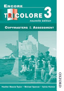 Encore Tricolore Nouvelle 3 Copymasters and Assessment