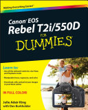 Canon EOS Rebel T2i / 550D For Dummies