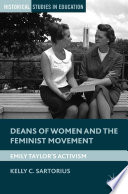 Deans of Women and the Feminist Movement Book