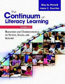 The Continuum of Literacy Learning  Grades K 8