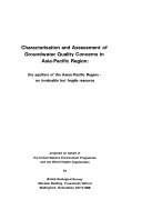 Characterisation and Assessment of Groundwater Quality Concerns in Asia-Pacific Region
