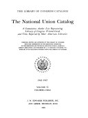 The National Union Catalogs, 1963-