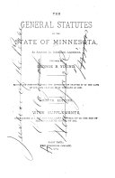 The General Statutes of the State of Minnesota
