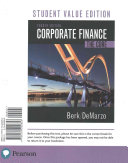 Corporate Finance: The Core, Student Value Edition Plus Myfinancelab with Pearson Etext -- Access Card Package