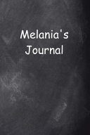 Melania Personalized Name Journal Custom Name Gift Idea Melania