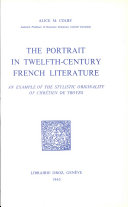 The Portrait in Twelfth-century French Literature