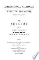 Zoological Record Book
