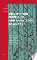 Information Modelling and Knowledge Bases XXVII