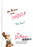 Mr  Brown Can Moo Can You 