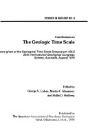 Contributions To The Geologic Time Scale