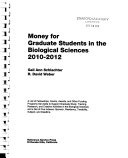 Money for Graduate Students in the Biological Sciences  2010 2012 Book