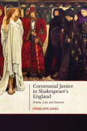 Communal Justice in Shakespeare’s England Pdf/ePub eBook