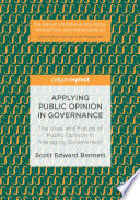 Applying Public Opinion in Governance Book PDF