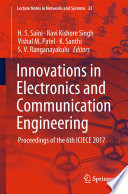Innovations in Electronics and Communication Engineering Book