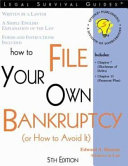 How to File Your Own Bankruptcy (or how to Avoid It)