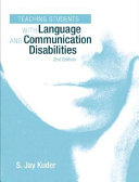 Teaching Students with Language and Communication Disabilities Book