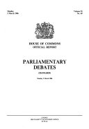 Parliamentary Debates (Hansard), Official Report, 6th Series