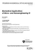 Biomedical Applications of Micro  and Nanoengineering Book