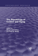The Psychology of Control and Aging  Psychology Revivals 