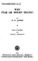 Why Fear Or Mourn Death?