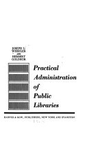 Practical Administration of Public Libraries Book