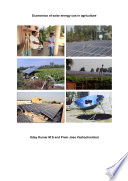 Economics of solar energy use in agriculture