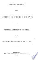 Annual Reports of Officers  Boards and Institutions of the Commonwealth of Virginia    