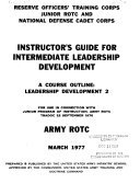 Instructor's Guide for Introduction to Leadership Development