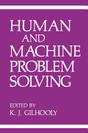 Human and Machine Problem Solving Pdf/ePub eBook