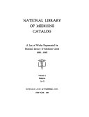 National Library of Medicine Catalog