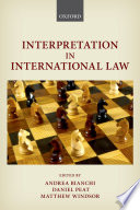Interpretation In International Law