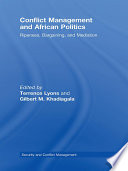 Conflict Management and African Politics