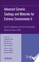 Advanced Ceramic Coatings and Materials for Extreme Environments II  Volume 33  Issue 3