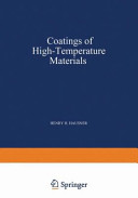 Coatings of High   Temperature Materials