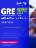 Kaplan GRE   2014 Strategies  Practice  and Review with 4 Practice Tests