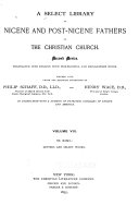 A Select Library of Nicene and Post-Nicene Fathers of the Christian Church: St. Basil: Letters and select works. 1895