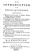 An Introduction to Physic and Surgery