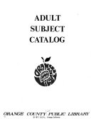 Adult Subject Catalog
