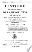 Histoire philosophique de la R  volution de France