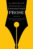 The Broadview Anthology of Expository Prose: Second Edition