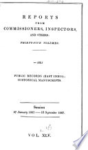 Parliamentary Papers Book