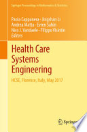 Health Care Systems Engineering Book