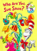 Who are You  Sue Snue  Book