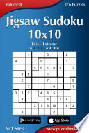 Jigsaw Sudoku 10x10   Easy to Extreme   Volume 8   276 Puzzles