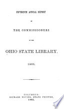 Annual Report of the Commissioners of the Ohio State Library