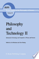 Philosophy and Technology II Book