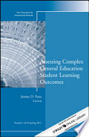 Assessing Complex General Education Student Learning Outcomes